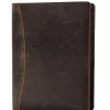 Menzo MB58 Dokumentenmappe A4 Büffelleder/marone- Schreibmappen A4
