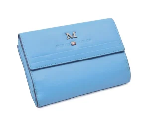 Menzo 7013 Damenbörse saison1 horizon-blue / Nappaleder-Damen Damenbörsen