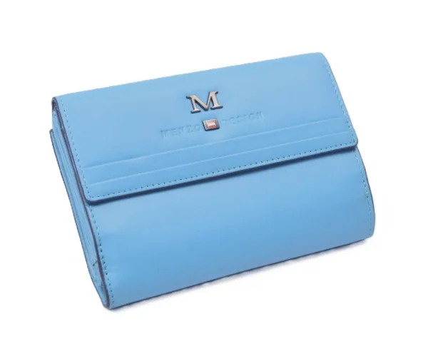 Menzo 7013 Damenbörse saison1 horizon-blue / Nappaleder-Damen Damenbörsen