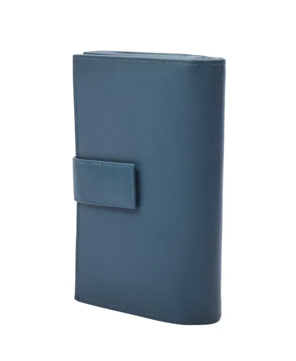 Menzo 7013 Damenbörse saison1 petrol / Nappaleder-Damen Damenbörsen