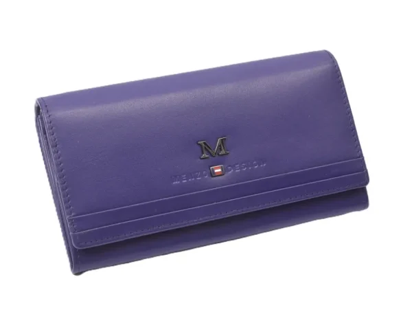 Menzo 7015 Damenbörse saison2viola / Nappaleder-Damen Damenbörsen