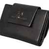 Menzo 7024 Damenbörse schwarz / Nappaleder-Damen Damenbörsen