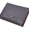Menzo 7007 Führerscheinetui saison3 navy-orange/ Nappaleder- Etuis + Kleinbörsen