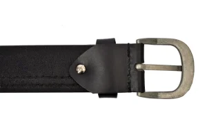 Menzo 2059 Gürtel Rindsleder / schwarz- Gürtel | Ledergürtel
