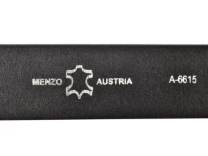 Menzo 6615 Gürtel Rindsleder / schwarz- Gürtel | Ledergürtel