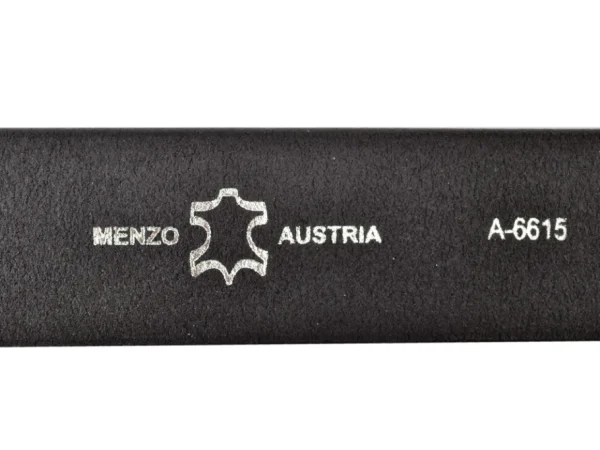 Menzo 6615 Gürtel Rindsleder / schwarz- Gürtel | Ledergürtel