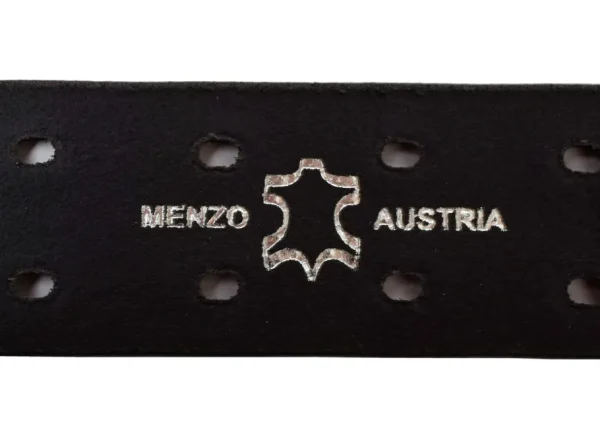 Menzo 2063 Gürtel Rindsleder / Schwarz- Gürtel | Ledergürtel