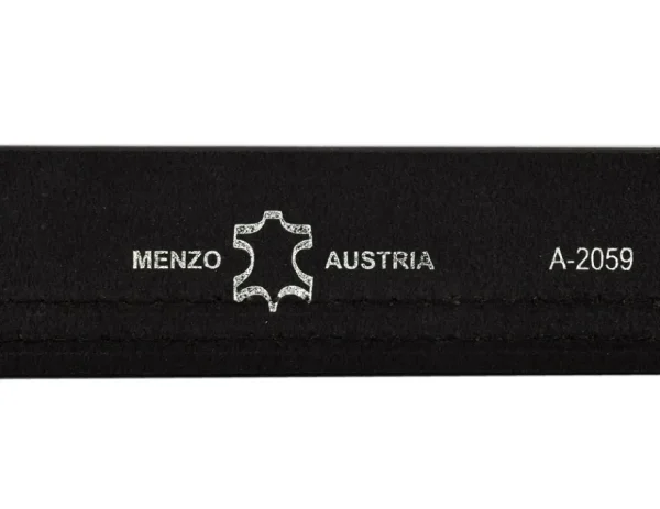 Menzo 2059 Gürtel Rindsleder / schwarz- Gürtel | Ledergürtel