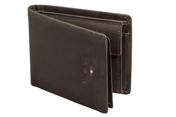Menzo 7017 Herrenbörse braun / Nappaleder-Herren Herrenbörsen