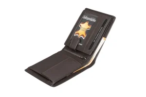 Menzo 7003 Herrenbörse braun / Nappaleder-Herren Herrenbörsen