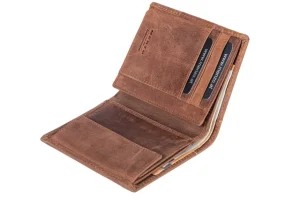 Menzo 8001 Herrenbörse delta / Büffelleder-Herren Herrenbörsen
