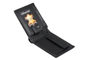 Menzo 7003 Herrenbörse schwarz / Nappaleder-Herren Herrenbörsen