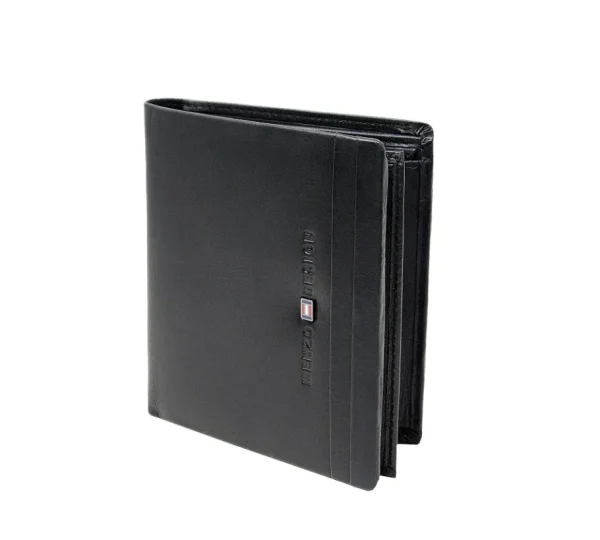 Menzo 7018 Herrenbörse schwarz / Nappaleder-Herren Herrenbörsen