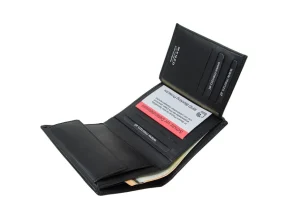 Menzo 9012 Herrenbörse schwarz / Nappaleder-Herren Herrenbörsen