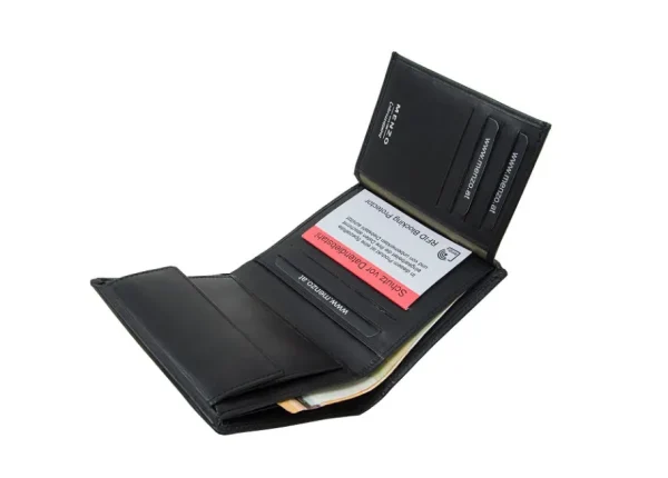 Menzo 9012 Herrenbörse schwarz / Nappaleder-Herren Herrenbörsen