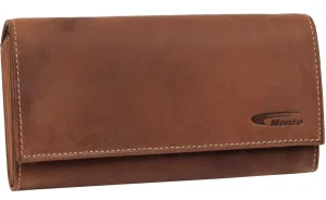 Menzo 976 Kellnerbörse Büffelleder/deltabraun- Kellnerbörsen