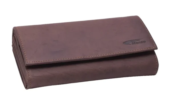 Menzo 976 Kellnerbörse Büffelleder/marone- Kellnerbörsen
