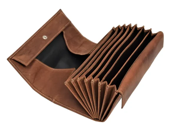 Menzo 992 Kellnerbörsenset Büffelleder/deltabraun- Profi-kellnersets