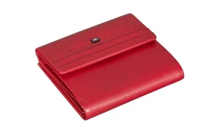 Menzo 7002 Kleinbörse rot / Nappaleder- Etuis + Kleinbörsen