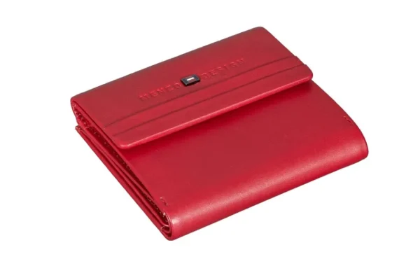 Menzo 7002 Kleinbörse rot / Nappaleder- Etuis + Kleinbörsen