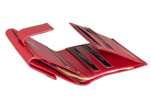 Menzo 7002 Kleinbörse rot / Nappaleder- Etuis + Kleinbörsen