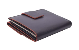 Menzo 7002 Kleinbörse saison1 navy-orange/ Nappaleder- Etuis + Kleinbörsen