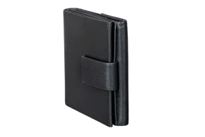 Menzo 7002 Kleinbörse schwarz / Nappaleder- Etuis + Kleinbörsen