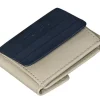 Menzo 7010 Minibörse saison2 navy-cream / Nappaleder- Etuis + Kleinbörsen