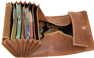 Menzo 990 Profikellnerbörse Büffelleder/deltabraun- Kellnerbörsen
