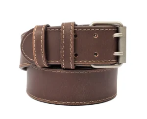 Menzo 3050 Profikellnergürtel (Breite 5cm) Büffelleder / marone- Gürtel | Ledergürtel