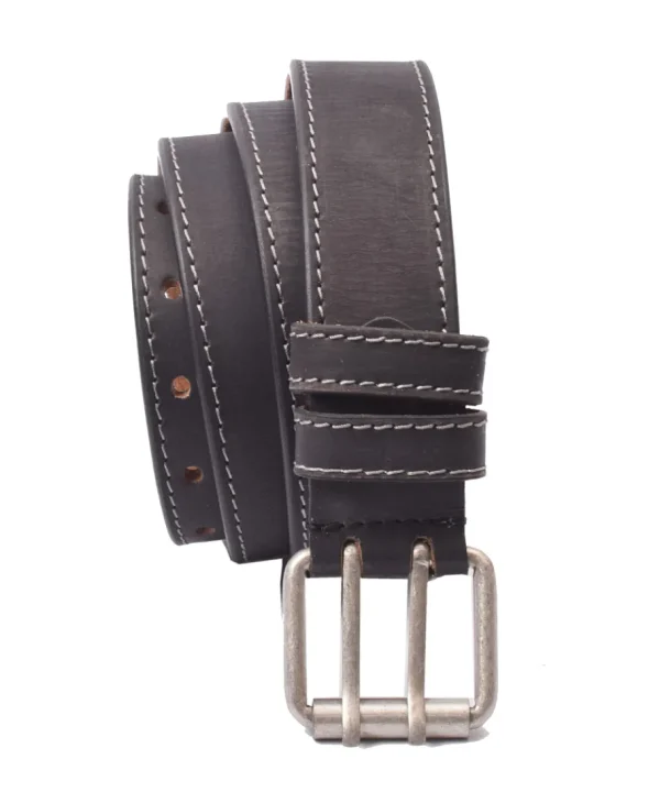 Menzo 3040 Profikellnergürtel (Breite 4cm) Büffelleder / schwarz- Gürtel | Ledergürtel