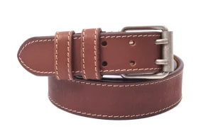 Menzo 3040 Profikellnergürtel (Breite 4cm) Büffelleder / deltabraun- Gürtel | Ledergürtel