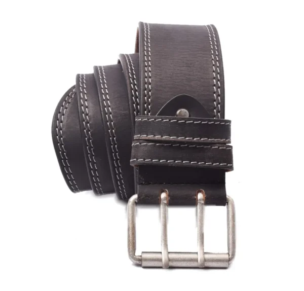 Menzo 3060 Profikellnergürtel (Breite 6cm) Büffelleder / schwarz- Gürtel | Ledergürtel