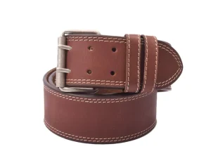 Menzo 3060 Profikellnergürtel (Breite 6cm) Büffelleder / deltabraun- Gürtel | Ledergürtel