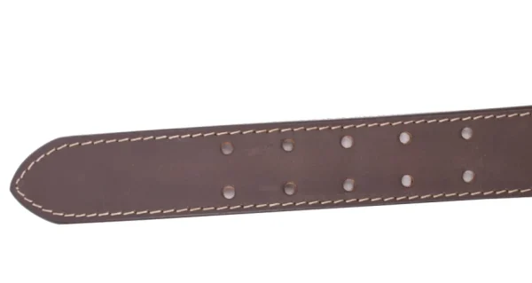 Menzo 3040 Profikellnergürtel (Breite 4cm) Büffelleder / marone- Gürtel | Ledergürtel