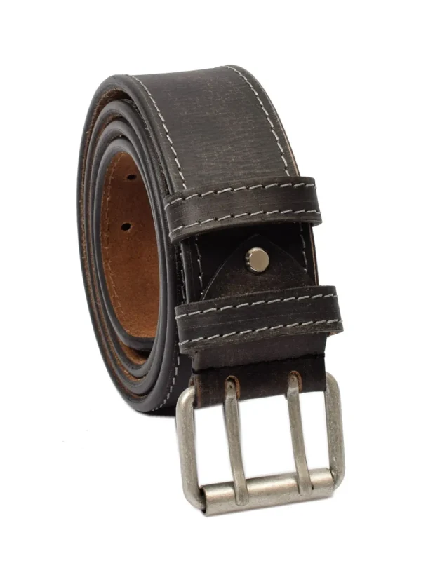 Menzo 3050 Profikellnergürtel (Breite 5cm) Büffelleder / schwarz- Gürtel | Ledergürtel