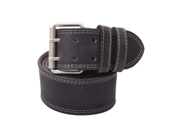 Menzo 3060 Profikellnergürtel (Breite 6cm) Büffelleder / schwarz- Gürtel | Ledergürtel