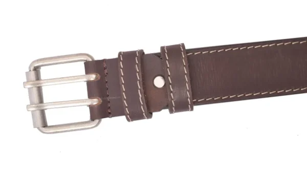 Menzo 3040 Profikellnergürtel (Breite 4cm) Büffelleder / marone- Gürtel | Ledergürtel