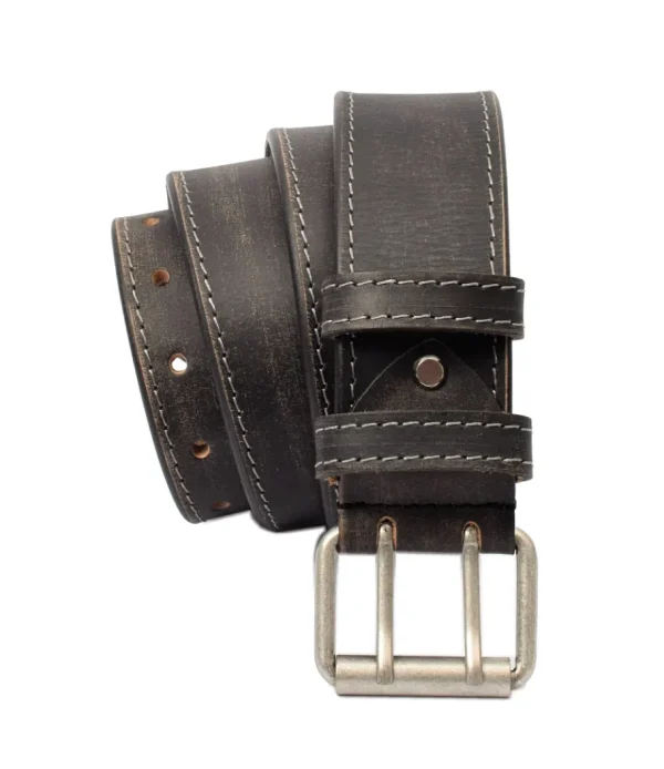 Menzo 3050 Profikellnergürtel (Breite 5cm) Büffelleder / schwarz- Gürtel | Ledergürtel