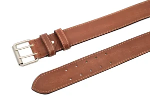 Menzo 3050 Profikellnergürtel (Breite 5cm) Büffelleder / deltabraun- Gürtel | Ledergürtel