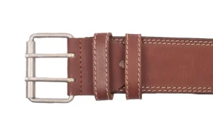 Menzo 3060 Profikellnergürtel (Breite 6cm) Büffelleder / deltabraun- Gürtel | Ledergürtel
