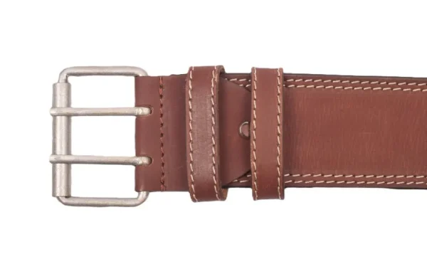 Menzo 3060 Profikellnergürtel (Breite 6cm) Büffelleder / deltabraun- Gürtel | Ledergürtel