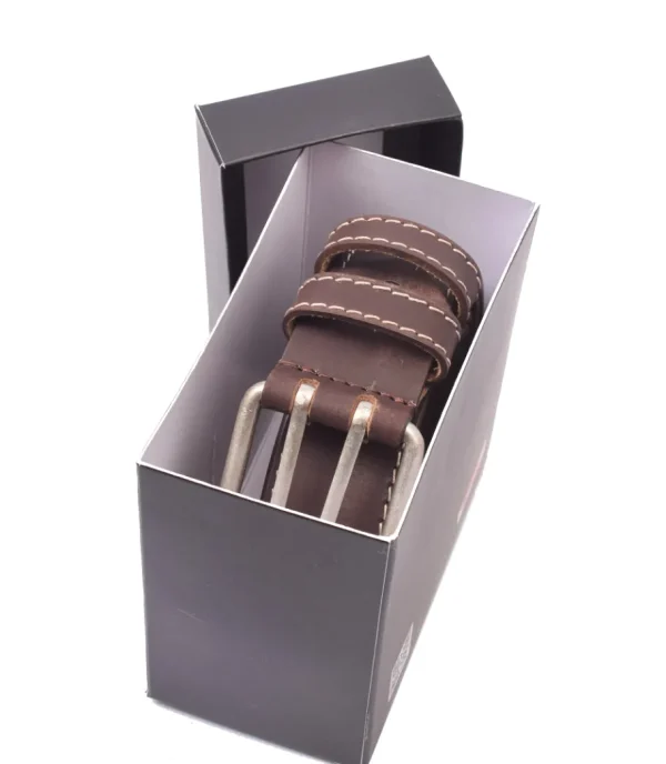 Menzo 3040 Profikellnergürtel (Breite 4cm) Büffelleder / marone- Gürtel | Ledergürtel