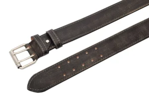 Menzo 3050 Profikellnergürtel (Breite 5cm) Büffelleder / schwarz- Gürtel | Ledergürtel