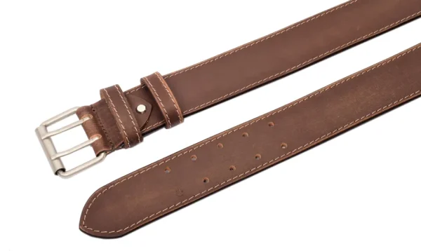 Menzo 3050 Profikellnergürtel (Breite 5cm) Büffelleder / marone- Gürtel | Ledergürtel