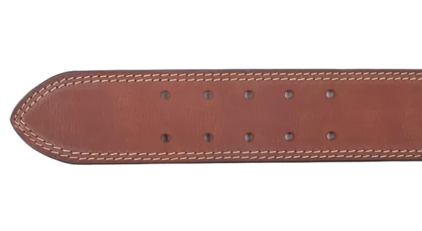 Menzo 3060 Profikellnergürtel (Breite 6cm) Büffelleder / deltabraun- Gürtel | Ledergürtel