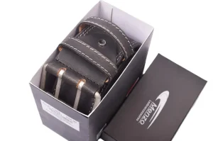 Menzo 3060 Profikellnergürtel (Breite 6cm) Büffelleder / schwarz- Gürtel | Ledergürtel