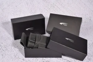 Menzo 937 Profikellnerset Büffelleder/Logo schwarz- Profi-kellnersets