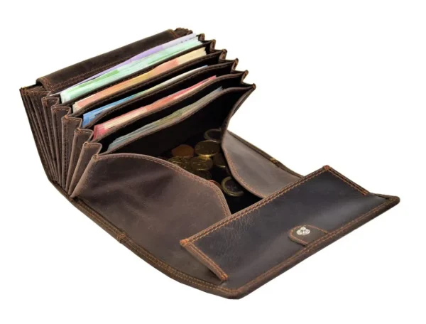 Menzo 937 Profikellnerset Büffelleder Doppelnaht/Hirsch marone- Profi-kellnersets