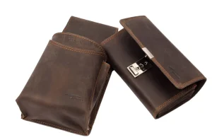 Menzo 937 Profikellnerset Büffelleder/Lock marone- Profi-kellnersets